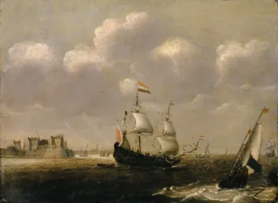 Ships In Front Of A Harbour
