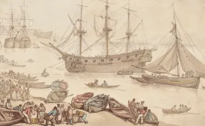 Ships Landing Probably At Portsmouth