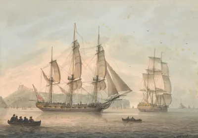 Ships Of The Line Off Dover