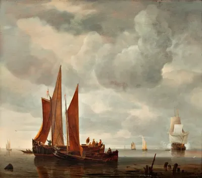 Ships Outside Dordrecht