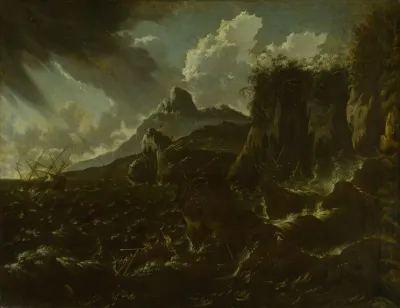 Shipwreck In A Storm