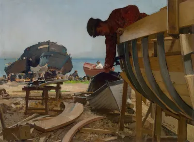 Shipyard In Capo Distria