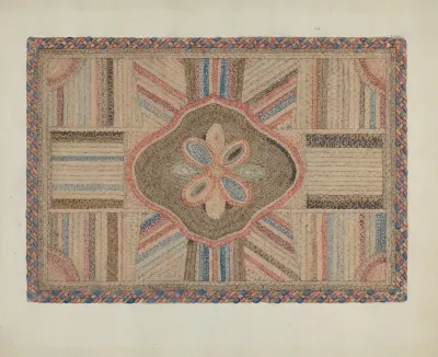 Shirred Rug