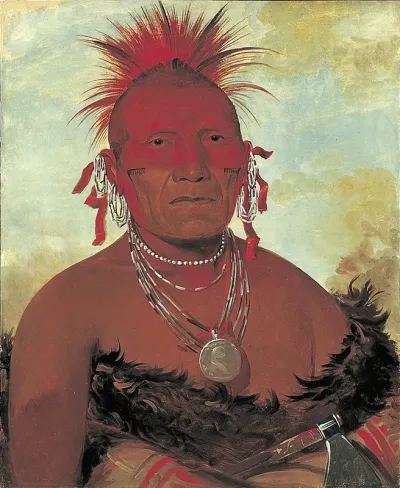 Shon Ka Ki He Ga Horse Chief Grand Pawnee Head Chief