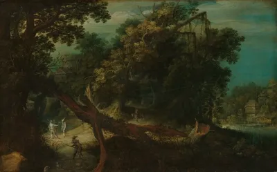 Shooters In A Forest Glade