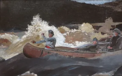 Shooting The Rapids Saguenay River