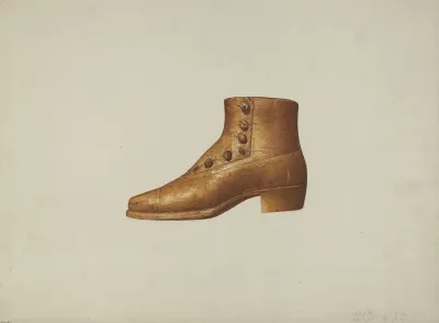 Shop Sign Mans Shoe