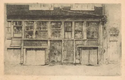 Shopfront On The Vuile Weespad In Amsterdam