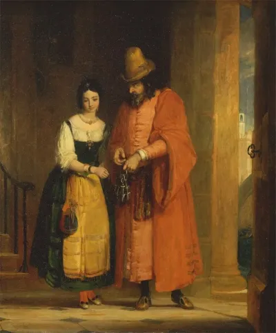 Shylock And Jessica From The Merchant Of Venice Ii Ii