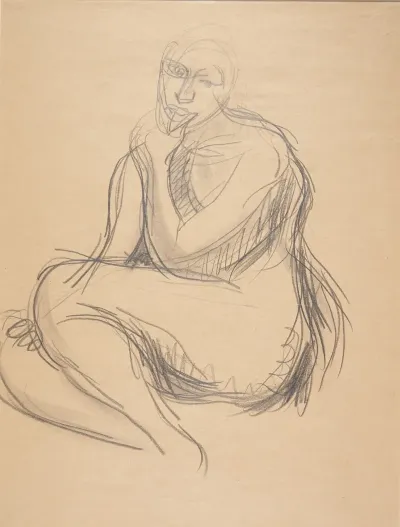Siddende Kvindelig Model 3