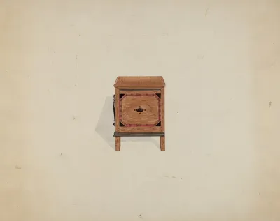 Side View Of Blanket Chest