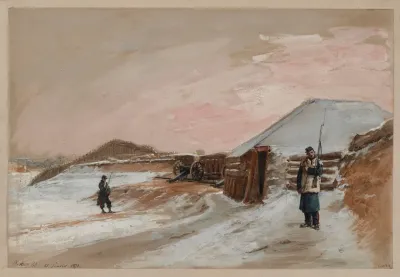 Siege De Paris Bastion 63 Le 11 Janvier 1871