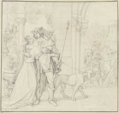 Siegfrieds Abschied Von Kriemhilde