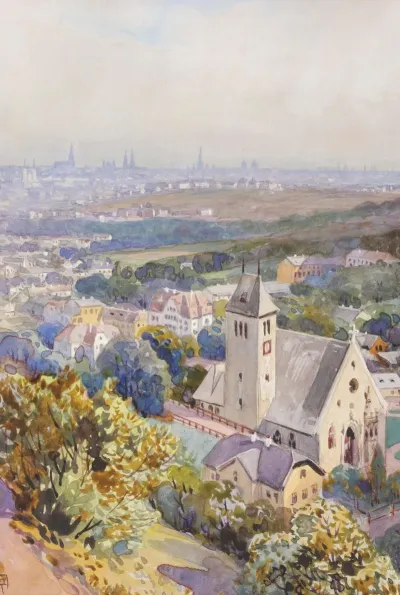 Sievering Mit Blick Uber Wien