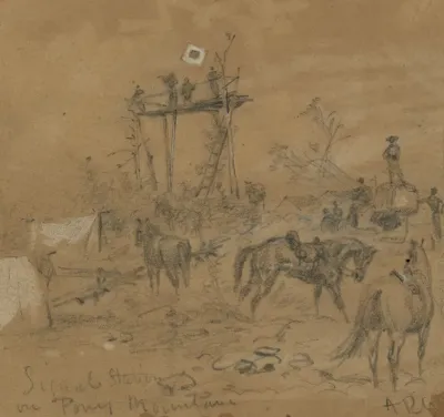 Signal Station On Pony Mountain