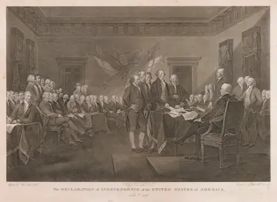 Signing The Declaration Of Independence