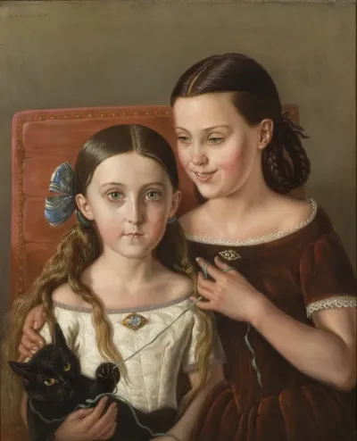Sigrid And Anna Mazer Nieces Of The Artist