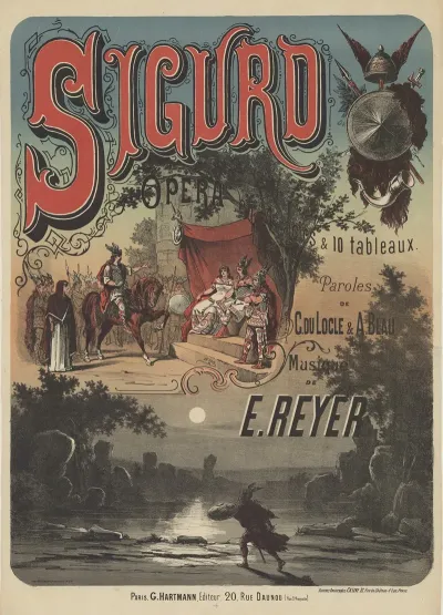 Sigurd Opera En 4 Actes Et 10 Tableaux