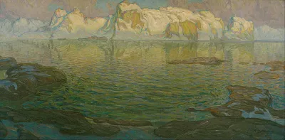 Silent Evening Scene From Lofoten