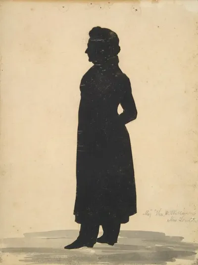 Silhouette Of Major Thomas Wheeler Williams
