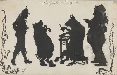 Silhuetter Peer Gynt Hos Dovregubben