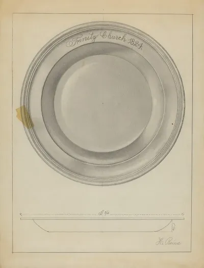 Silver Baptismal Basin