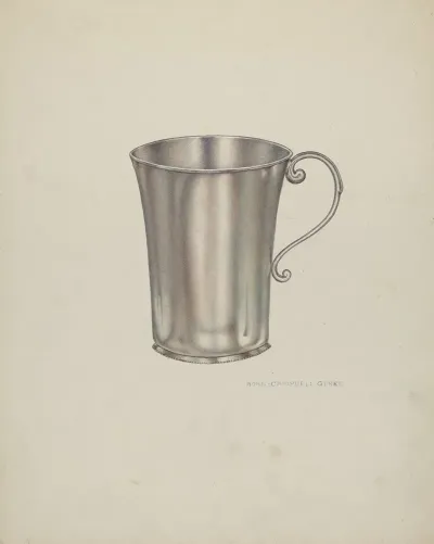 Silver Beaker With Handles