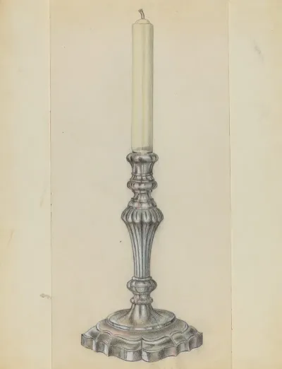 Silver Candlestick 2