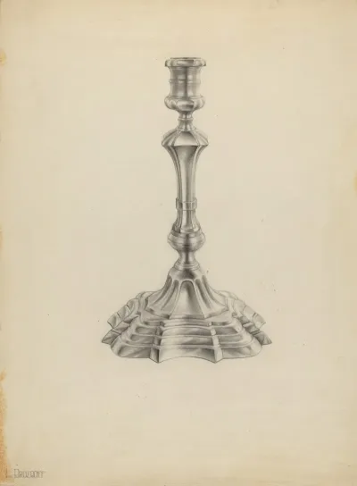 Silver Candlestick 4