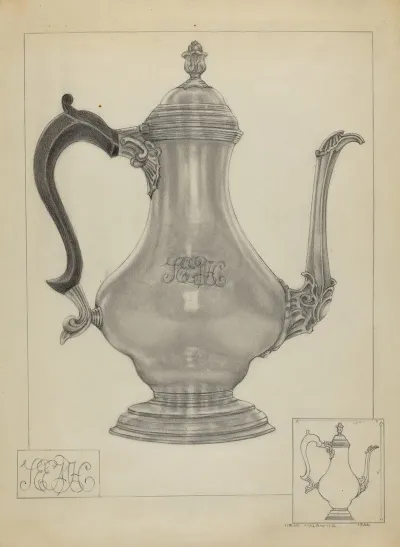 Silver Coffee Pot 5