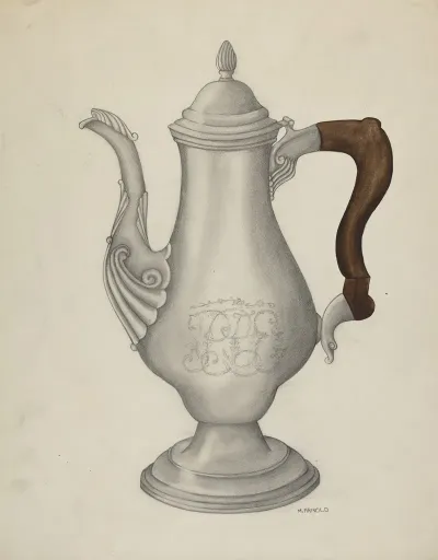 Silver Coffee Pot 6