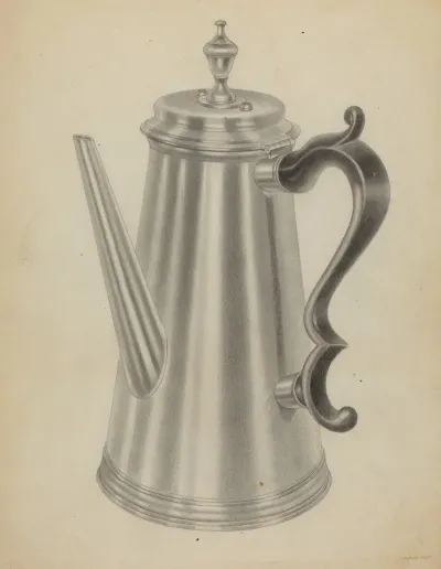 Silver Coffee Pot 8