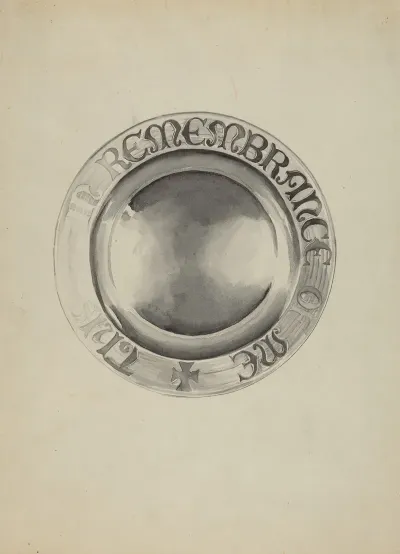 Silver Communion Plate 2