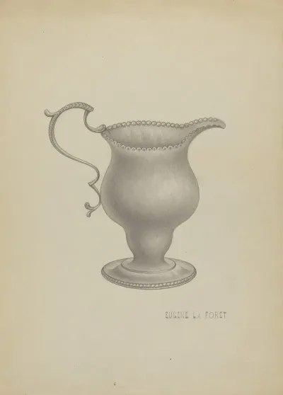 Silver Cream Pitcher