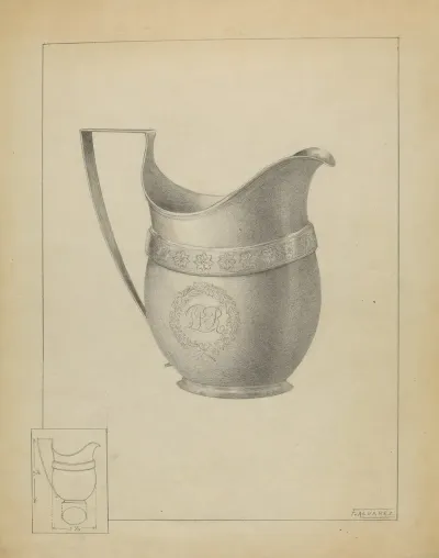 Silver Creamer 13