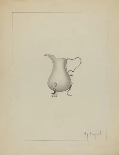 Silver Creamer 14