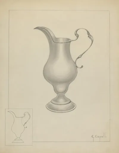 Silver Creamer 16