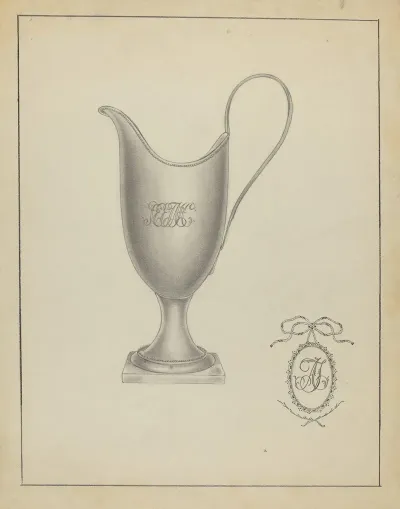 Silver Creamer 17