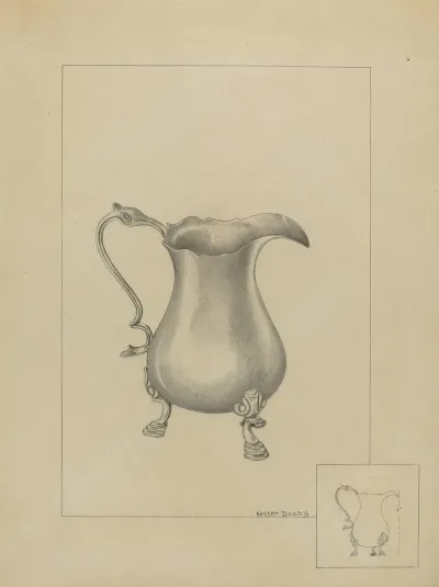 Silver Creamer 18