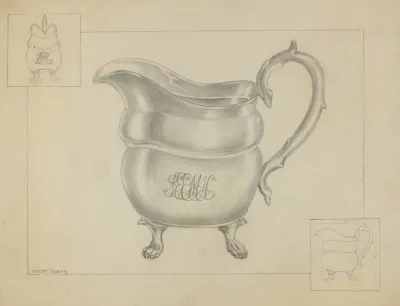 Silver Creamer 19
