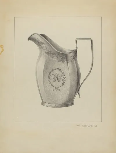 Silver Creamer 24