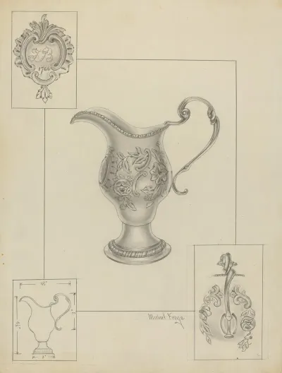 Silver Creamer 27