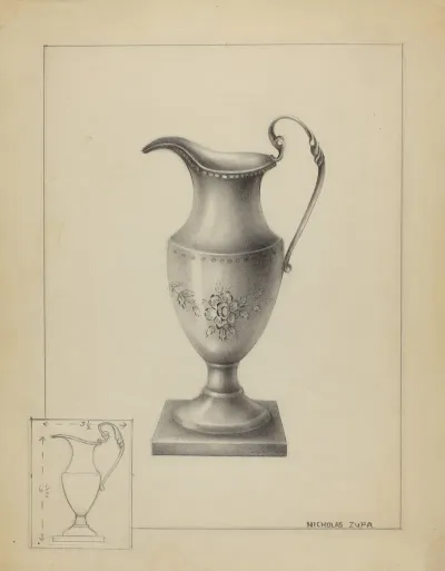 Silver Creamer 28