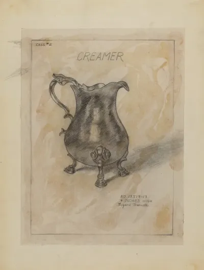 Silver Creamer 7