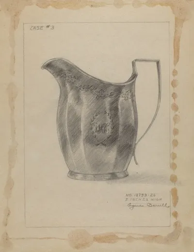 Silver Creamer 9