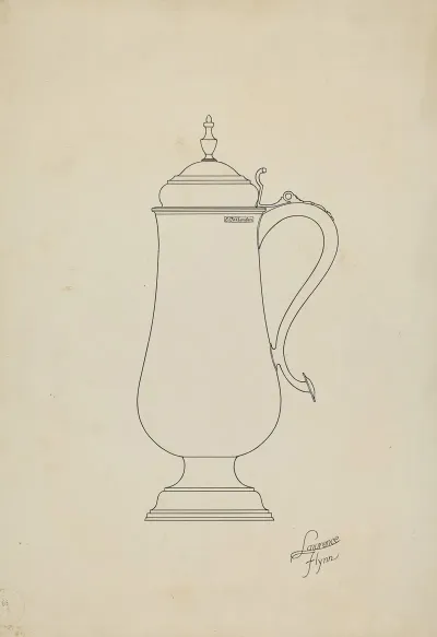 Silver Flagon 3