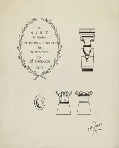 Silver Flagon Detail