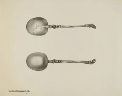 Silver Funeral Spoon 2