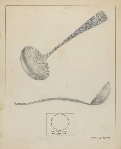 Silver Gravy Ladle 3