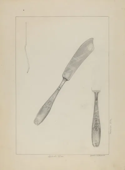 Silver Knife Rogers Silverware